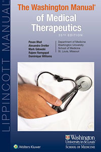 The Washington Manual of Medical Therapeutics 35th 2019