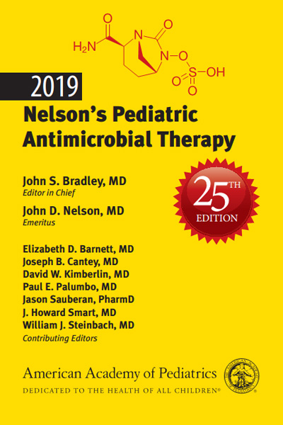 Nelsons Pediatric Antimicrobial Therapy 25th 2019